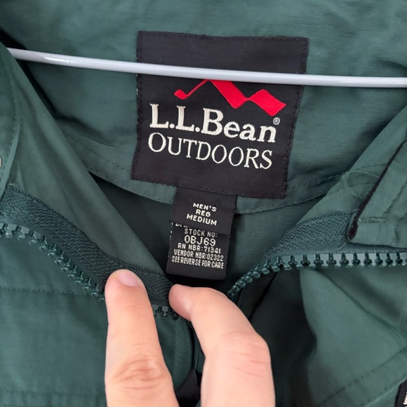 L.L. Bean Men's Vinatge Lightweight Outdoor Hiking Jacket Size Medium - Picture 3 of 11